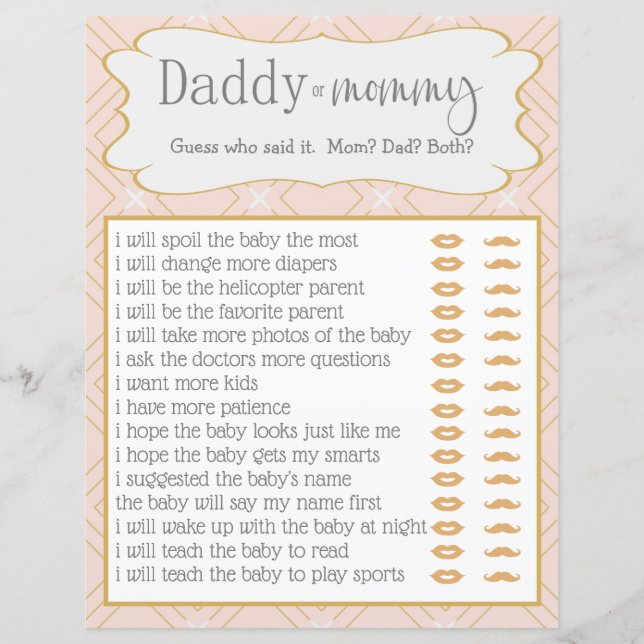 パステルピーチと金ゴールド幾何学誰が言った (正面)