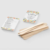 パステルピーチの花縁ど ハンドファン (組立なし)