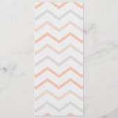 パステルピーチアンドクリームジオメトリックリザーブドチェア メニュー (裏面)