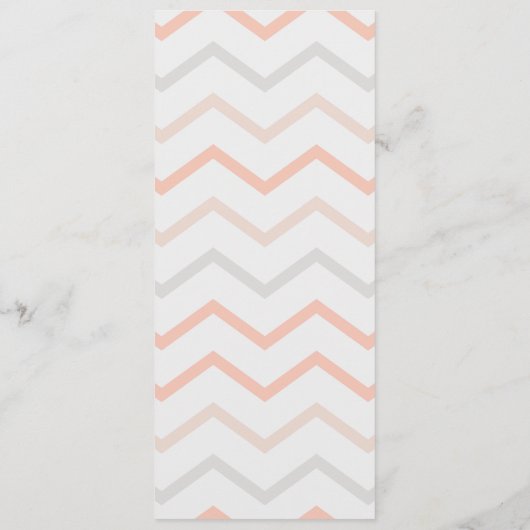 パステルピーチアンドクリームジオメトリックリザーブドチェア メニュー (裏面)