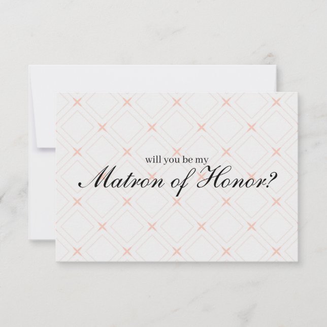 パステルピーチクリームが私の名誉のマトロン (正面)