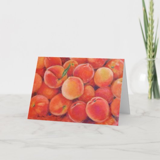 パステルピーチグリーティングカード カード (正面)