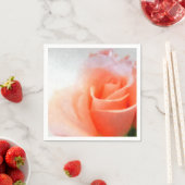 パステルピーチバラ紙ナプキンス スタンダードカクテルナプキン (インサイチュ)