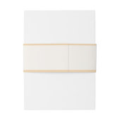 パステルピーチプレイドボウニュートラルエレガントベビーシャワー 招待状ベリーバンド (裏面例)