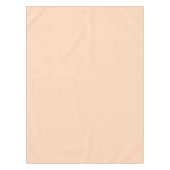 パステルピーチ無地のカラー |クラシックエレガント テーブルクロス (正面)