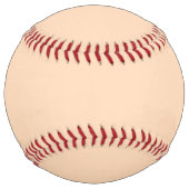 パステルピーチ無地のカラー |クラシック |エレガント | ソフトボール (裏面)