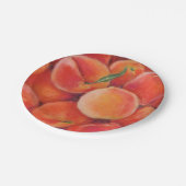 パステルピーチ紙プレートサマーガーデン ペーパープレート (アングル)