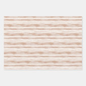 パステルピ結婚ンクのブライダルエレガントフローラストライプ ラッピングペーパーシート (正面3)