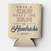 パステルファミリー懇親会引用文設計クーラーボックス 缶クーラー (正面)