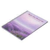 パステルファンシーフローラノート ノートブック (左側)