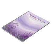 パステルファンシーフローラノート ノートブック (左側)