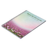 パステルファンシーフローラノート ノートブック (左側)
