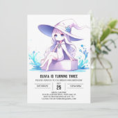 パステルファンタジーウィザード誕生日 招待状 (スタンド正面)