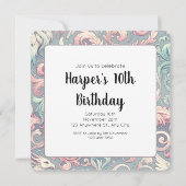 パステルファンタジーグリフィン 招待状 (裏面)