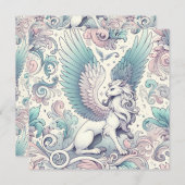 パステルファンタジーグリフィン 招待状 (正面/裏面)