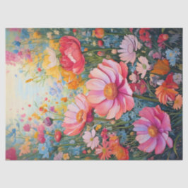 パステルファンタジーフラワーガーデンピンクフローラ 薄葉紙