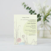 パステルフィールドズが会場の変更発表 招待状 (スタンド正面)