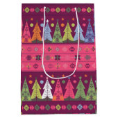 パステルフェアアイルクリスマス1 ミディアムペーパーバッグ (裏面)