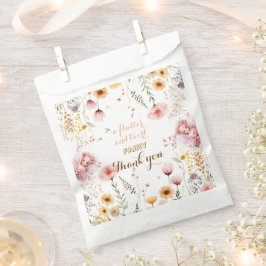 パステルフェアリーの花の庭でのティーパーティーの誕生日 フェイバーバッグ