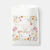 パステルフェアリーフローラガーデンティーパーティー誕生日 フェイバーバッグ (正面)