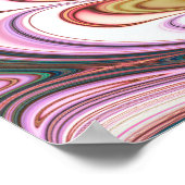 パステルフェザーフラクタル ポスター (角)