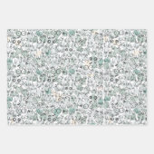 パステルフェミニストの胸の包装紙シート ラッピングペーパーシート (正面3)