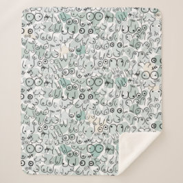 パステルフェミニスト シェルパブランケット