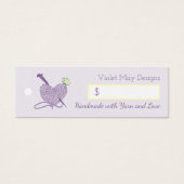 パステルフェミニンハート編み物ヤーンクラフトビジネス (正面)