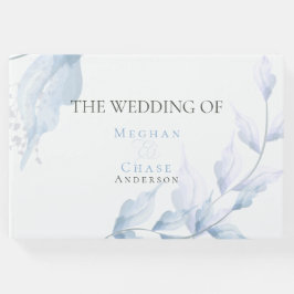 パステルフェード薄紫と埃っぽい青い葉 ゲストブック