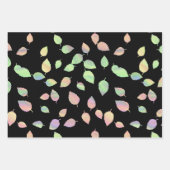 パステルフォリング葉 ラッピングペーパーシート (正面)