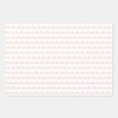 パステルフォークアートクリスマスホリデイ ラッピングペーパーシート (正面3)