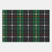 パステルフォークイングリッシュプレイド ラッピングペーパーシート (正面)