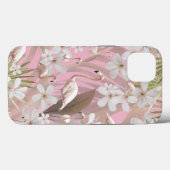パステルフラミンゴジャングルラブ#2 #tropical #wall Case-Mate iPhoneケース (裏面 (横))