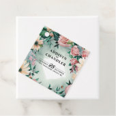 パステルフラワーエレガンス：セージグリーン結婚フローラ フェイバータグ (インサイチュ)