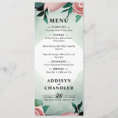 パステルフラワーエレガンス:セージグリーン結婚フローラ プログラム (正面)