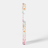 パステルフラワーガーデンパターン iPhoneケース (左側面)