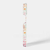 パステルフラワーガーデンパターン iPhoneケース (右側面)