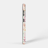 パステルフラワーガーデンパターン SAMSUNG GALAXYケース (右側面)