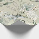 パステルフラワーシームレス ラッピングペーパー (角)