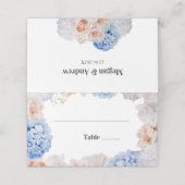 パステルフラワーズアジサイ プレイスカード (外部開封)