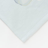 パステルフラワーズアンドバターフライズフリースブランケット フリースブランケット (角)