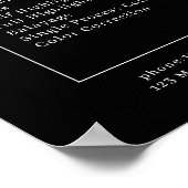 パステルフラワーズサロン価格表ポスター ポスター (角)