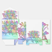 パステルフラワーズホワ結婚イト フェイバーボックス (見開き)