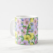 パステルフラワーズマグ コーヒーマグカップ (正面左)