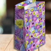 パステルフラワーズ抱き枕 スモールペーパーバッグ