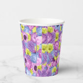 パステルフラワーズ紙カップ 紙コップ (右)