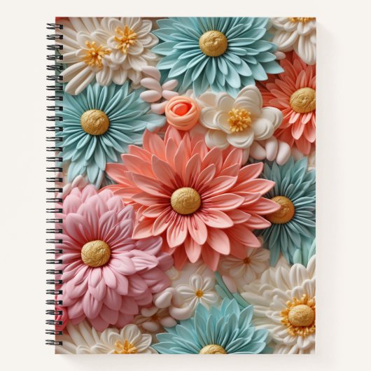パステルフラワーズ ノートブック (正面)