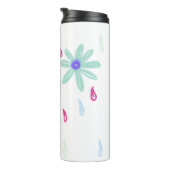 パステルフラワーズ |名前モノグラム タンブラー (回転右)