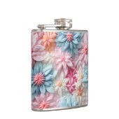 パステルフラワーデザイン フラスク (右)