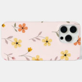 パステルフラワーハイビスカス iPhone 15 Case-Mate iPhoneケース (裏面 (横))